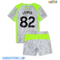 Camisa de time de futebol Manchester City Rico Lewis #82 Replicas 3º Equipamento Infantil 2025-26 Manga Curta (+ Calças curtas)